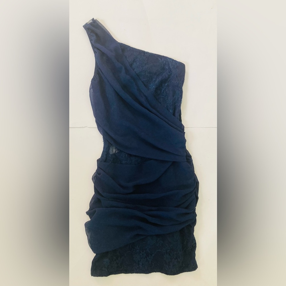 NEW LIPSY London Lace Chiffon Dress Mini Party Club Cocktail $169 size XS 00 0